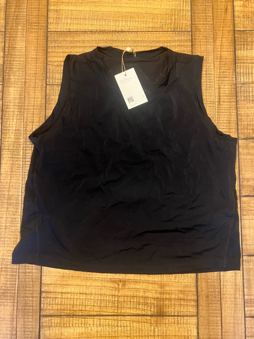 Quince Essential Cropped Run Tank - M